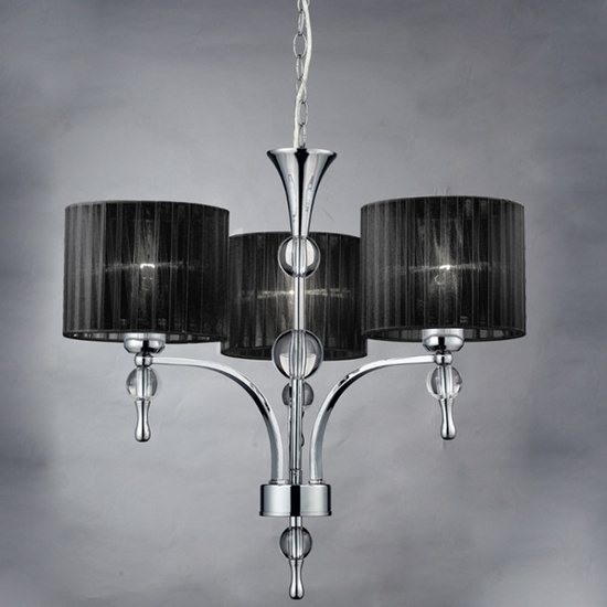 Żyrandol Impress 3 czarny AZ0498