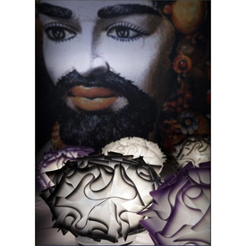 Lampa stołowa Veli Black Slamp