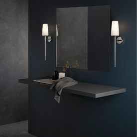 Kinkiet do łazienki Beauville chrom z białym kloszem Astro Lighting