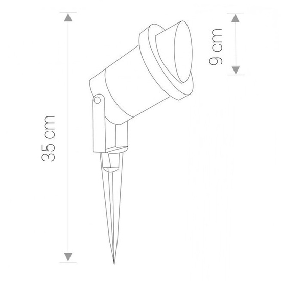 Reflektor ogrodowy wbijany BUSH 3401 Nowodvorski