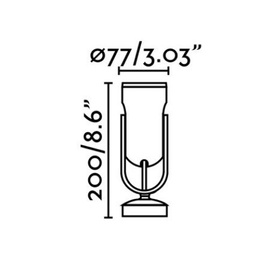 Kinkiet zewnętrzny SLOT ciemnoszary 70035