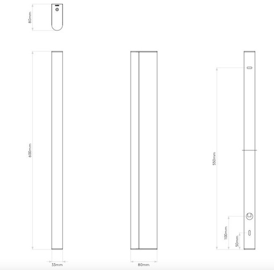 KINKIET ŁAZIENKOWY LED ARTEMIS 600 ASTRO LIGHTING