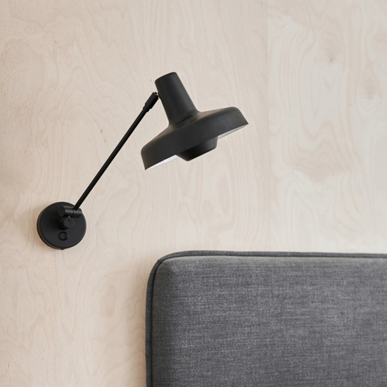 Kinkiet Wall Short czarny Arigato Grupa A-R-WS