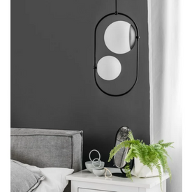 KOBAN C lampa wisząca czarna IP44 UMMO