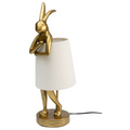 Table Lamp Animal Rabbit Gold 50cm