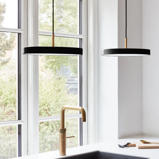 Lampa wisząca Asteria mini czarna UMAGE