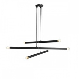 Lampa wisząca Tubo 6 1072K1 czarna