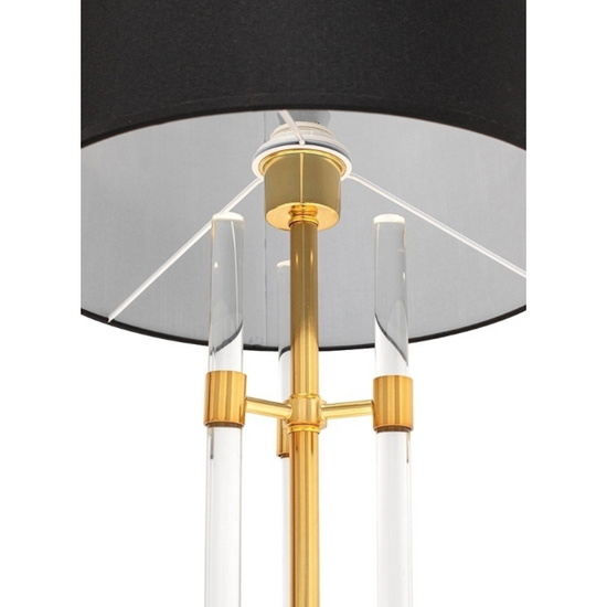 MOOSEE lampa stołowa MOXY złota / czarna