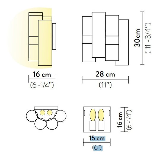 Kinkiet La Lollo Slamp