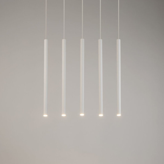 Sopel 5 prosty biały 33616