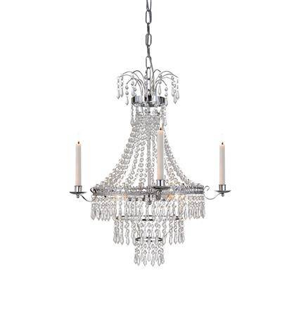 Żyrandol kryształowy Marielund Markslojd 105156 chrom