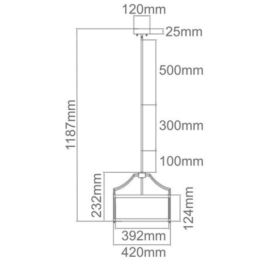 Lampa wisząca Stanza S Gold Black STYL NOWOJORSKI