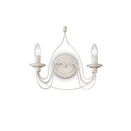 KINKIET CORTE AP2 BIANCO 028460 IDEAL LUX