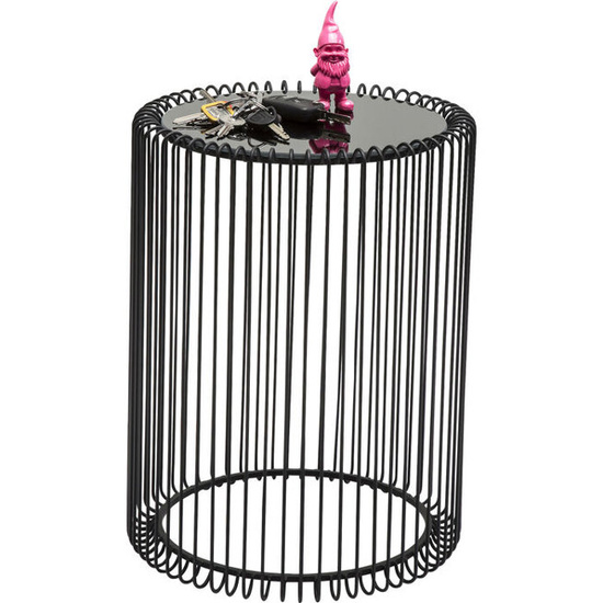 Zestaw dwóch stolików kawowych Wire Black Kare Design 79578 