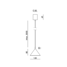 Lampa wisząca ANZA starzone złoto C1336 Aromas