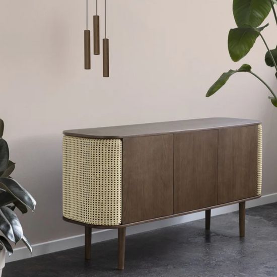 Lampa wisząca Chimes Cluster 3 ciemny dąb UMAGE