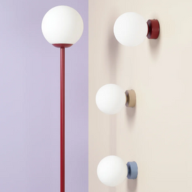 Kinkiet BALL wall RED WINE S 1076C15_S Aldex