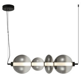 Lampa wisząca Sonte 36W PND-24352-36W-BK-SG Italux 