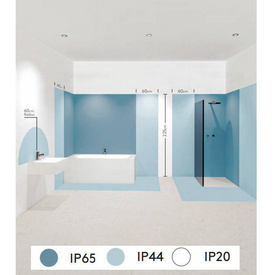 PODSTAWA KINKIETU ŁAZIENKOWOWEGO LAGO 280 7058