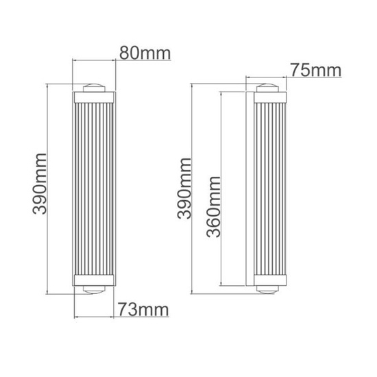 Kinkiet Fumi Parette Nero IP44 OPEN DESIGN HIGHLIGHTS