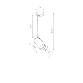 Lampa sufitowa MONO LONG S Nowodvorski 7731