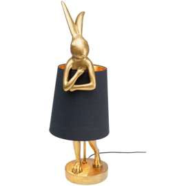 Lampa stołowa złoto - czarny królik 68cm 53470 Kare Design