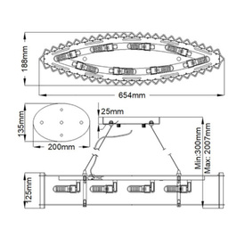 Zwis Crystal Skye KL/CRSTSKYE/ISLE Elstead Lighting