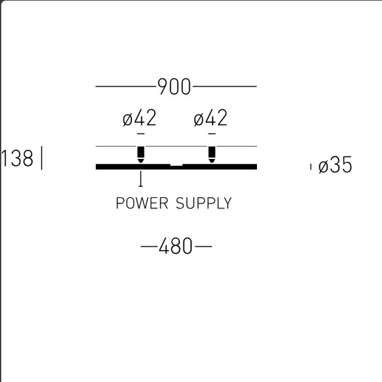 Kinkiet Backlight 90 K NW Chors