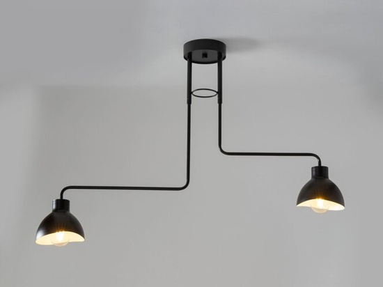 HOLI 2 plafon czarny biały 32447