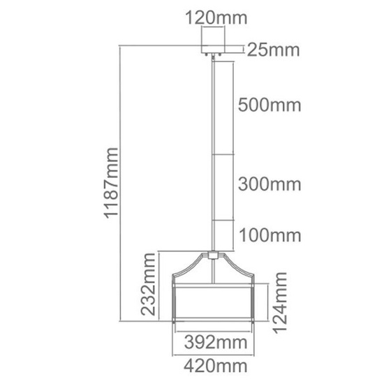 Lampa wisząca Stanza M STYL NOWOJORSKI  