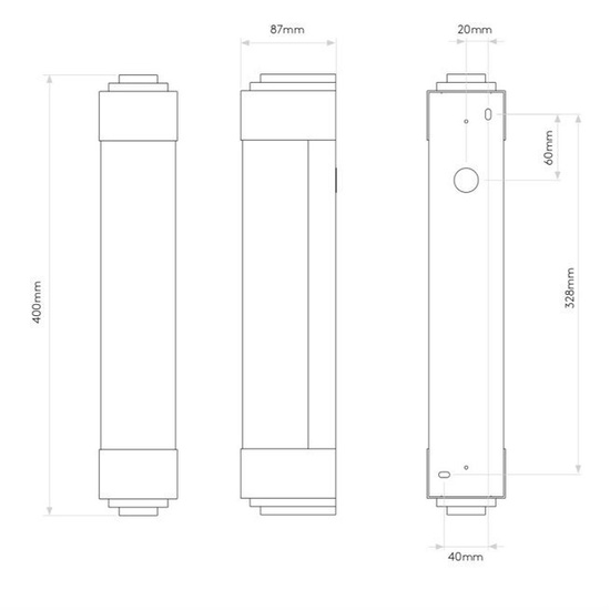 KINKIET ŁAZIENKOWY 8045 BELGRAVIA LED 400 brąz - do wyczerpania zapasów