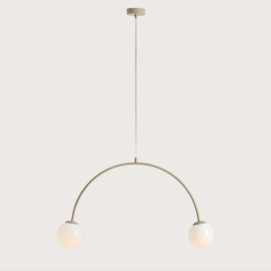 Lampa wisząca UNA 2 BEIGE Aldex