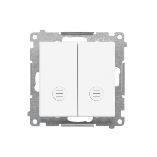 Łącznik schodowy podwójny z podświetleniem Simon 55 