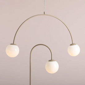 Lampa wisząca UNA 2 BEIGE Aldex