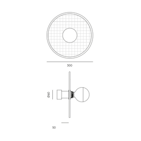 KINKIET LASS A1225/30/NEG Aromas