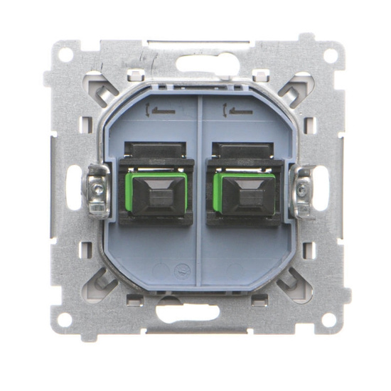 Gniazdo światłowodowe podwójne Simon 55