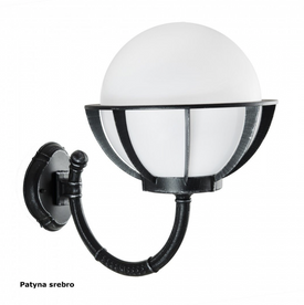 Kinkiet zewnętrzny KULE Z KOSZYKIEM K 3012/1/KPO 250 SU-MA