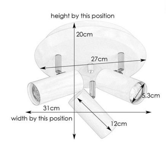 Plafon BARCELONA Markslöjd 107349