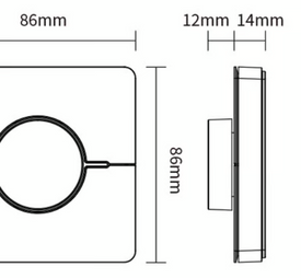 Pilot 1-strefowy CCT MiBoxer biały (K0-W)