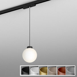 MODERN BALL simple midi LED zwieszany track AQform