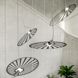 Lampa wisząca LEHDET czarna Thoro Lighting 