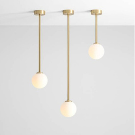Lampa wisząca Pinne 1080pl_G40_L mosiądz