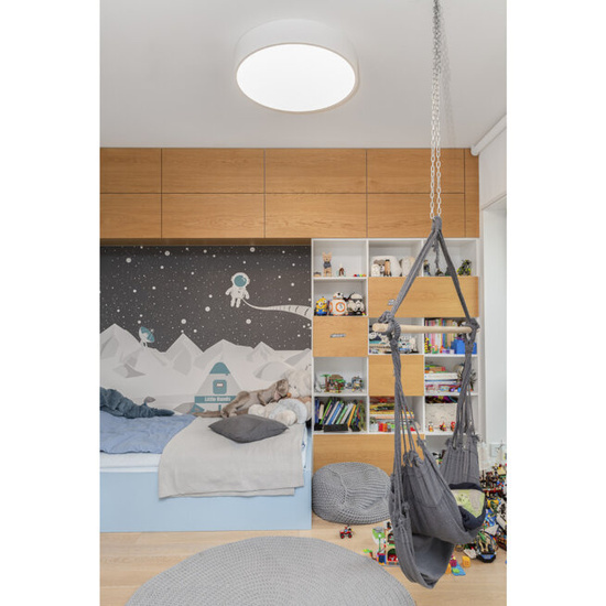 Plafon BIG SIZE next round 66 cm 4000K mikropryzma LED AQFORM