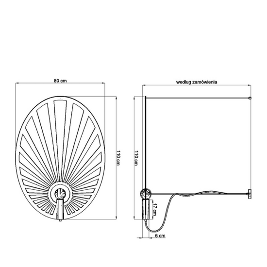 Lampa wisząca LEHDET czarna Thoro Lighting 