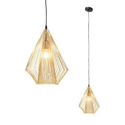 Lampa wisząca Modo Wire Gold 52531 Kare Design