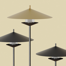 Lampa podłogowa GEHIT P1350/NEG Aromas