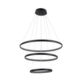 Lampa wisząca Brighton 3 Black Azzardo