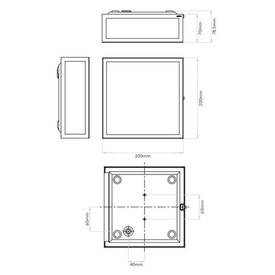 PLAFON ŁAZIENKOWY MASHIKO 200 0890