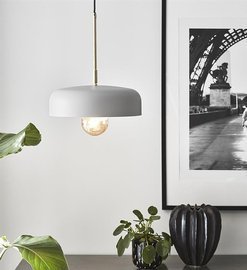  Lampa wisząca CAEN Markslojd 107924 mosiądz