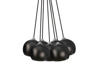 AZZARDO  GULIA 7 BLACK LAMPA WISZĄCA